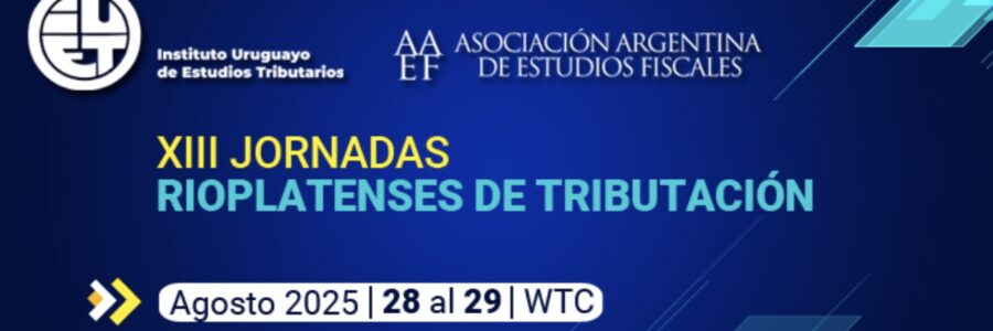 XIII JORNADAS RIOPLATENSES DE TRIBUTACION